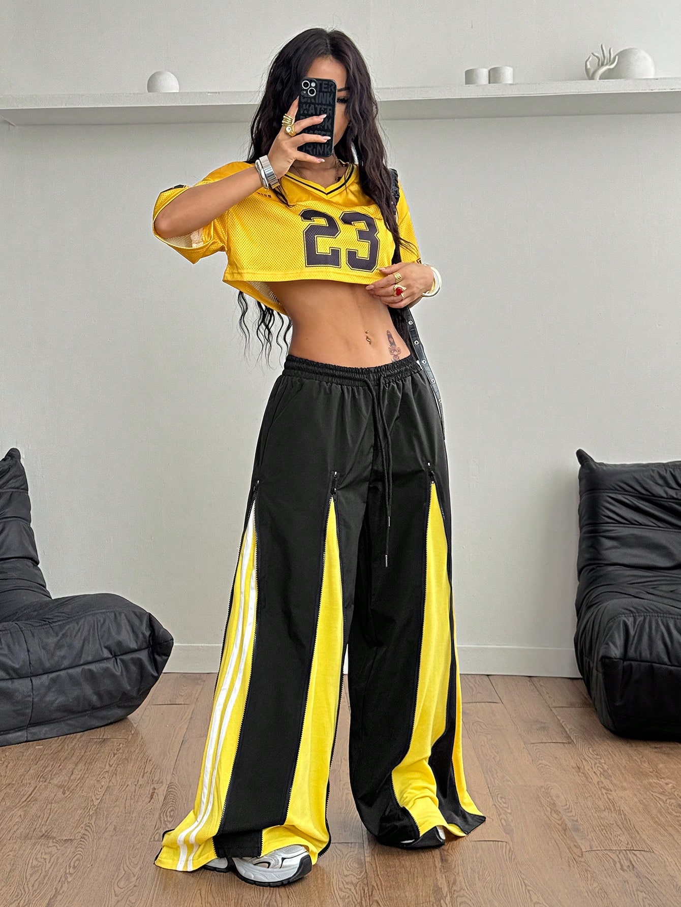 Unisex Street Track Pant — Yellow